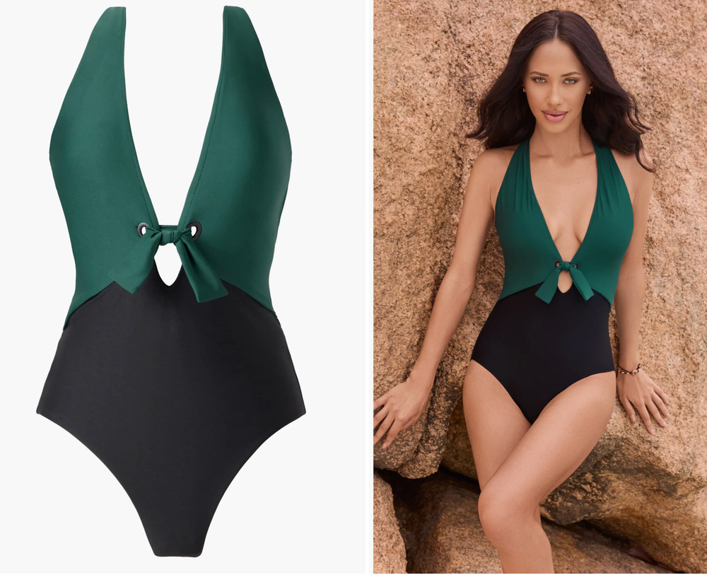 NWT!! Magicsuit Halle Racing Green One Piece Swimsuit Bathing Suite Size 8 NEW